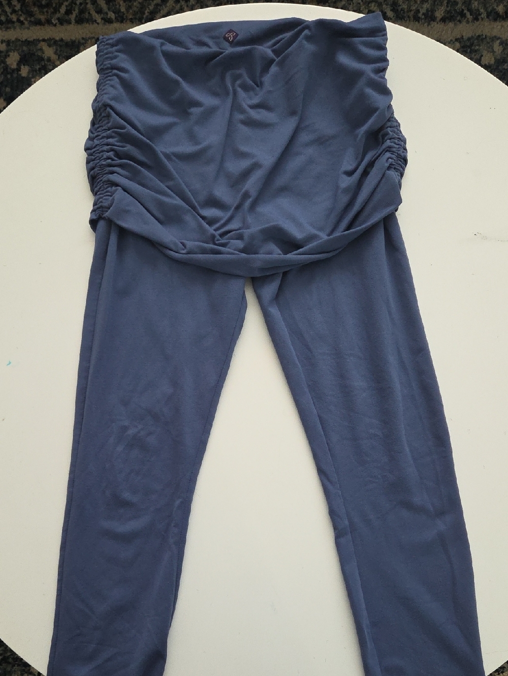 Prana Remy 2-in-1 Skirt Leggings Blue Medium Hiking Workout Yoga Athletic EUC - Picture 5 of 10
